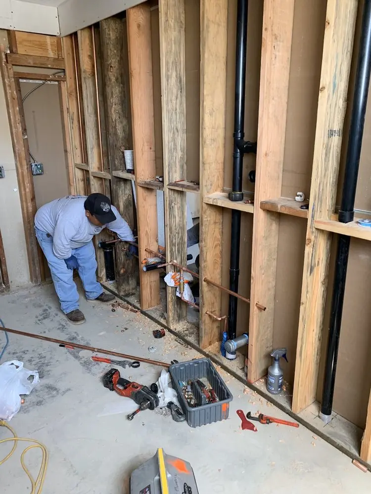 Commercial rough-in plumbing for Gas Line Repair in Oakview